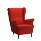 Wingback Armchair Red Wingback Armchair Red