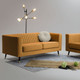 Capri 2 Seater Sofa Mustard