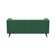 Capri 2 Seater Sofa Dark Green