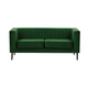Capri 2 Seater Sofa Dark Green