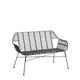 Palm Black 2 Seater Sofa