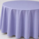 Signature Linen Tablecloth Lavender Round 132in