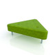 Triangle Ottoman Lime Green Triangle Ottoman Lime Green