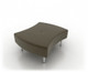 Mobius Ottoman Brown Mobius Ottoman Brown