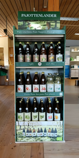 De nieuwe Pajottenlander-display staat te blinken in de winkel