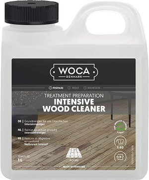 Woca Intensive Wood Cleaner : intensief reiniger voor onbehandeld of geolied hout 1 liter