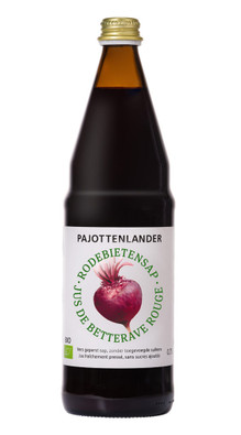 Het friszoete rode bietensap van Pajottenlander zit boordevol mineralen en vitaminen: kalium, calcium, magnesium, vitamine A, B1, B2, B3, C, ijzer, foliumzuur,…
