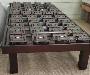 Greensleep Quattroflex bedbodem  90 x 200 op poten TOONZAALMODEL