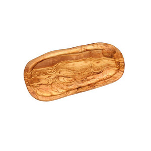 Olijfhouten snijplank met sapgeul