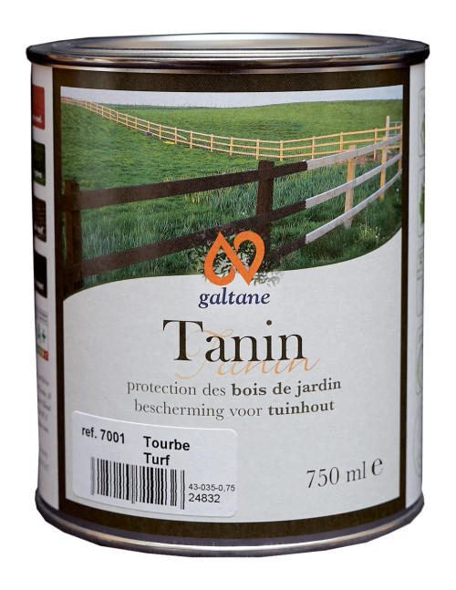Galtane Tanin : behandeling van ruw tuinhout in één laag (natuurproduct op waterbasis)