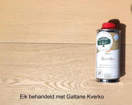 Eiken parket slijtvast en onderhoudsvriendelijk behandeld met Galtane Kverko