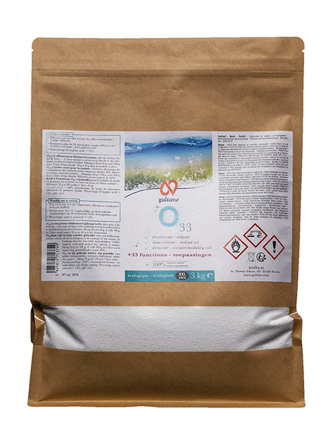 Galtane O 33 - Natriumpercarbonaat - Bleken, reinigen, ontgeuren - 3 kg
