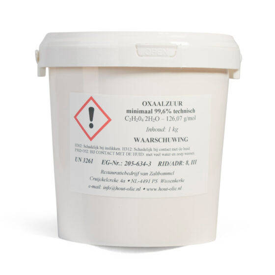 Oxaalzuur - Vergrijsd hout herstellen - 1kg