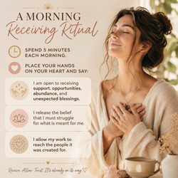 Morning Ritual Receiving Ritual