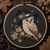 Autumn Halloween Owl Witch PDF Pattern Hand Embroidery Pattern, Slow Stitch Digital Download
