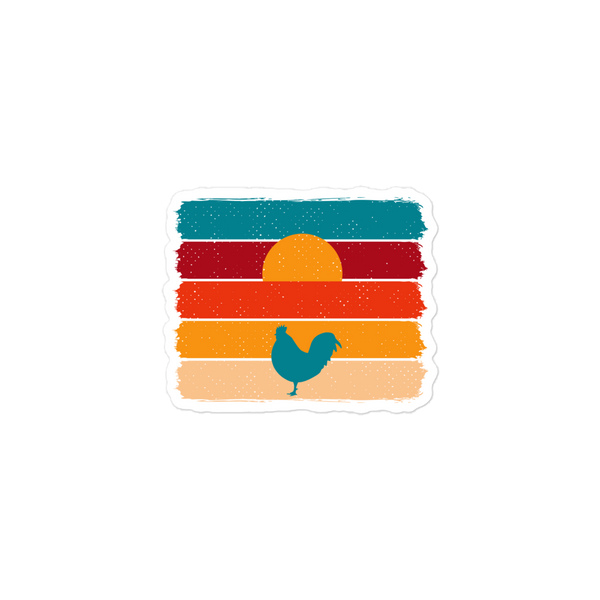 Sunset Chicken Sticker