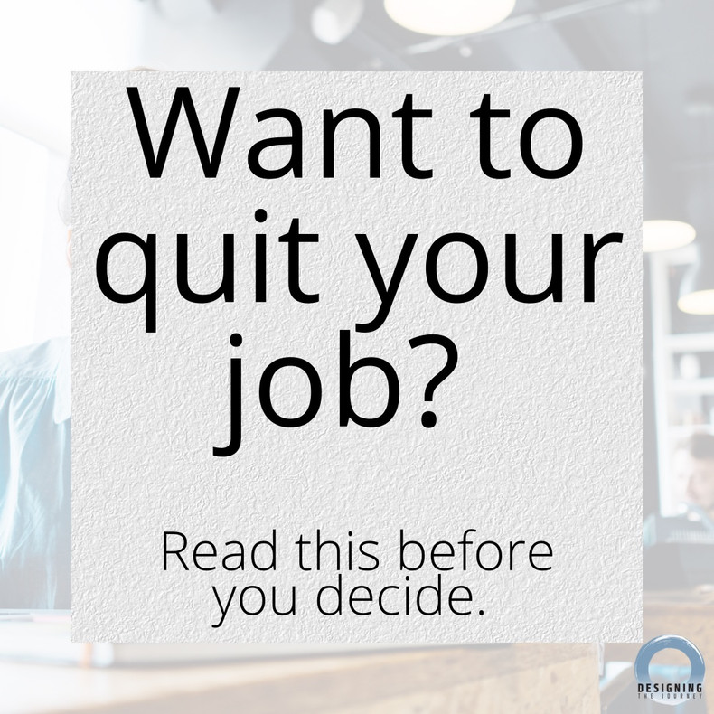 Want to quit your job?