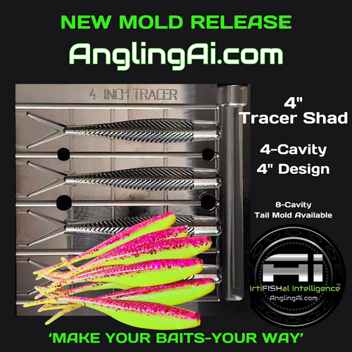 The DR Swimbait Mold Line at Angling Ai is a popular mold that has been  released for a while. All three sizes are now offered in individ