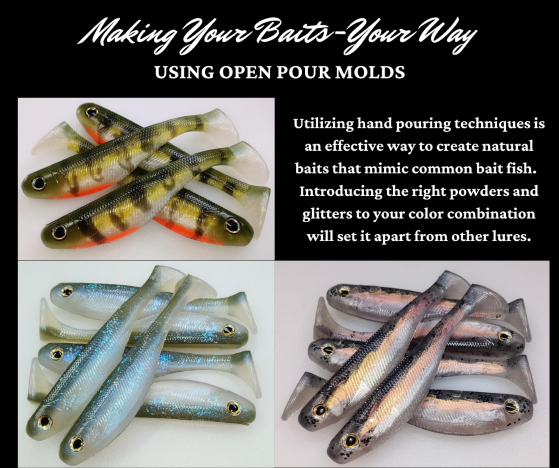 Pour Your Own: Making Soft Plastics - The Fisherman
