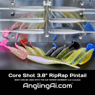 3.8" RipRap Pintail-Core Shot