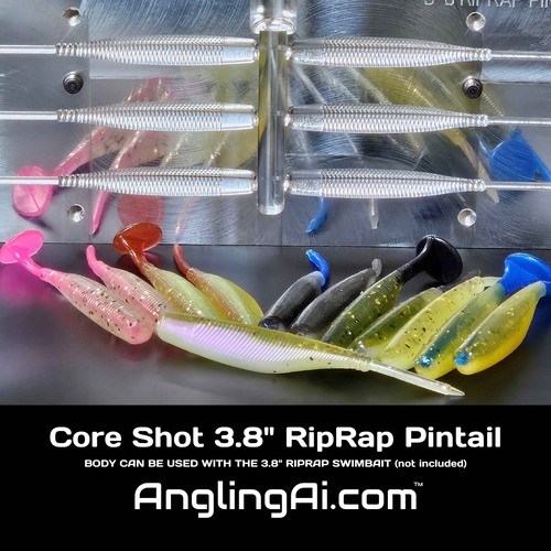 CORE-SHOT Pintail Rip Rap Mold Demo: Soft Plastic Bait Tutorial