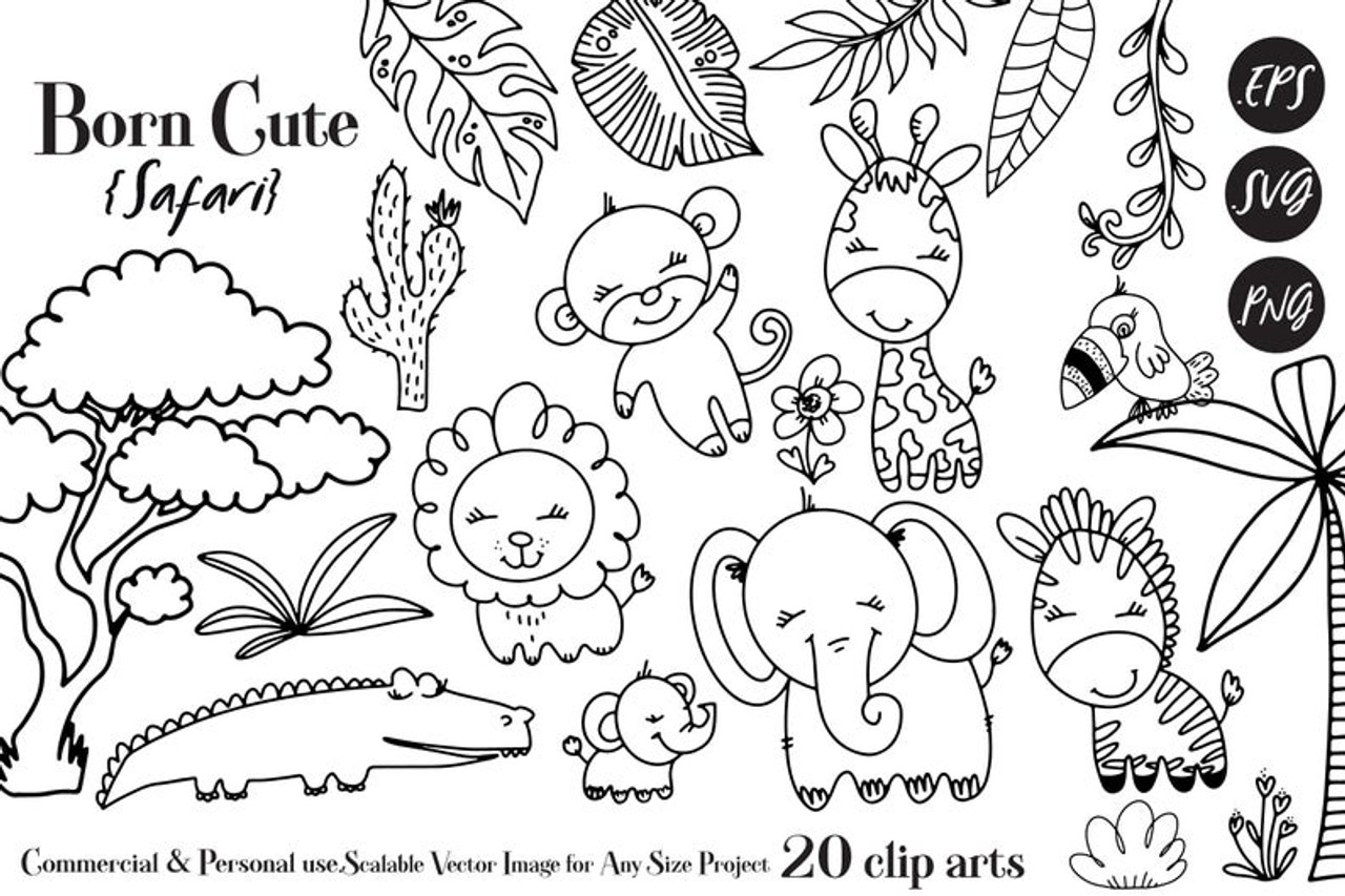 Free Free Jungle Birthday Svg 938 SVG PNG EPS DXF File