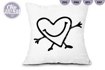Heart Bundle 32 PNG Valentine's Day, love clip art, modern hearts, funny images sublimation iron on