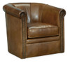 Hooker-Axton CC388-SW-083 Swivel Leather Chair