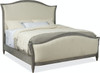 Hooker Furniture Bedroom Ciao Bella Queen Upholstered Bed- Speckled Gray