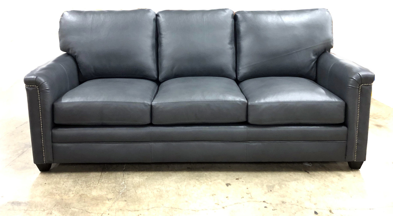 Pinella Leather Sofas ,American Heritage Custom Leather-Made in the  USA