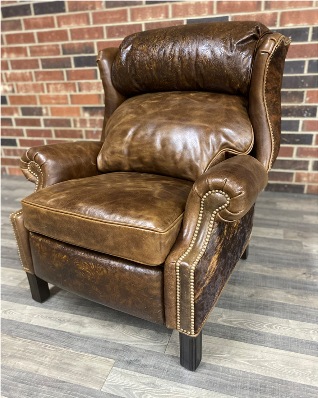 cambridge leather recliner