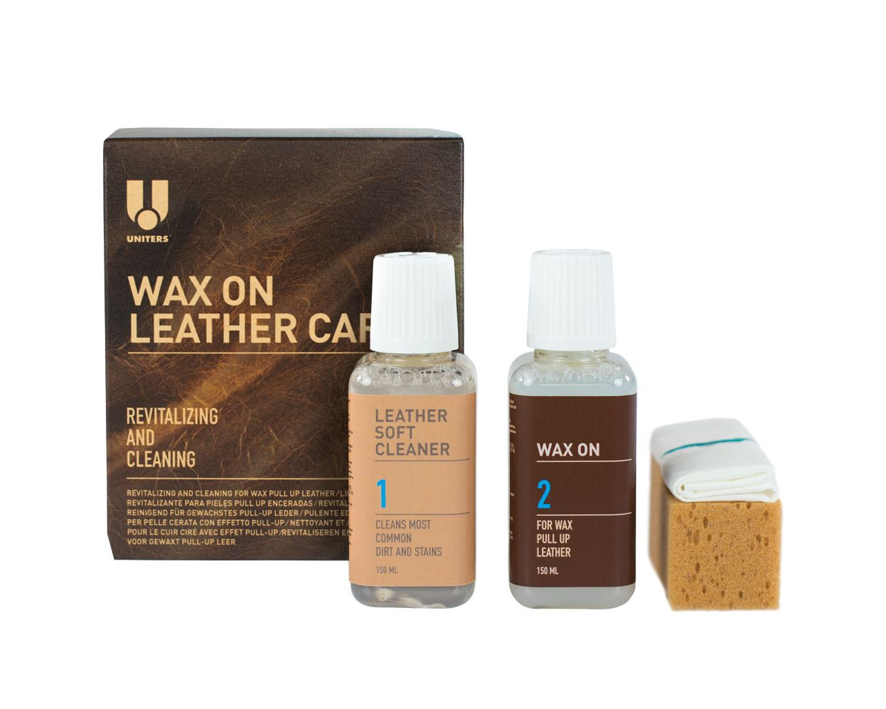 Leather Wax on Cleaner and Care Kit for Pull Ups