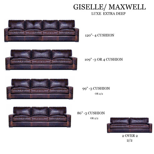 American Heritage Giselle (Maxwell) Luxe Extra Deep Size Sofa
