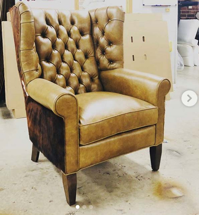 American Heritage Edison Wing Chair