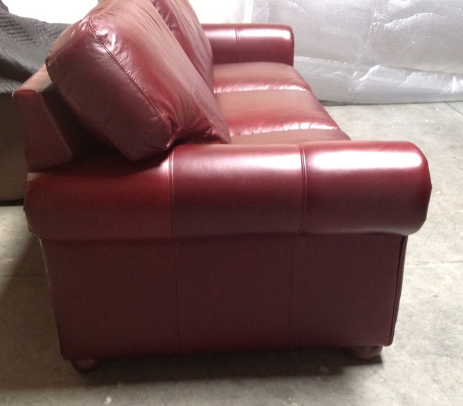 Lassiter Petite Depth Leather Sofa Sale ,American Heritage