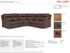 Palliser 41034 Providence Single Power Sectional Recliner