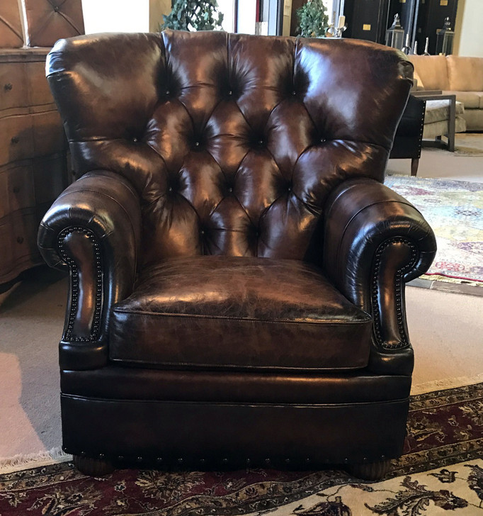 American Heritage Birmingham Barrel Tufted Chair