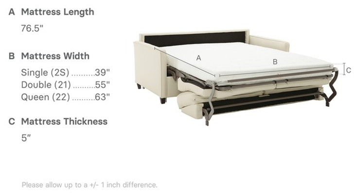 Palliser Cloud Z California 40525  Sofa Sleeper