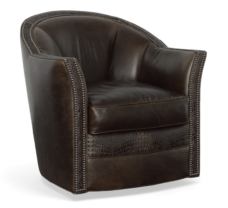 American Heritage Delanie Barrel Swivel Chair