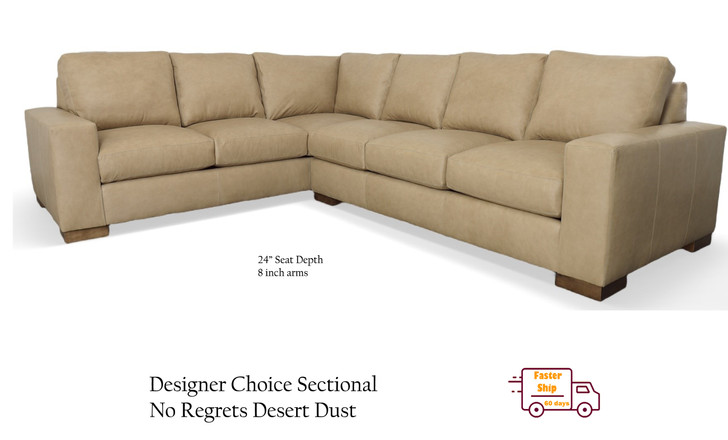 American Heritage Designer Choice Sectional-Faster Ship