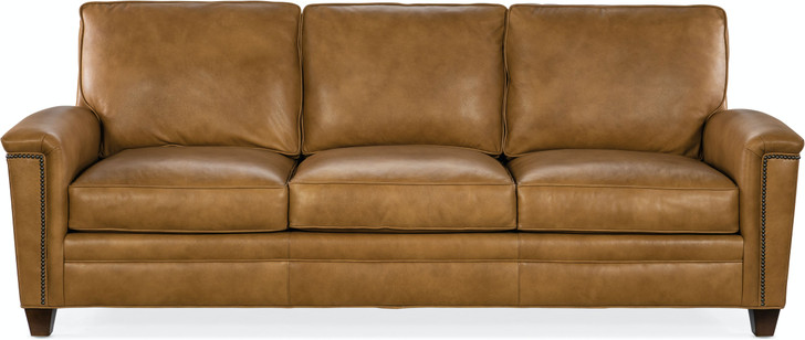 Bradington-Young 448M Oliver Leather Sofa-Special -3 colors