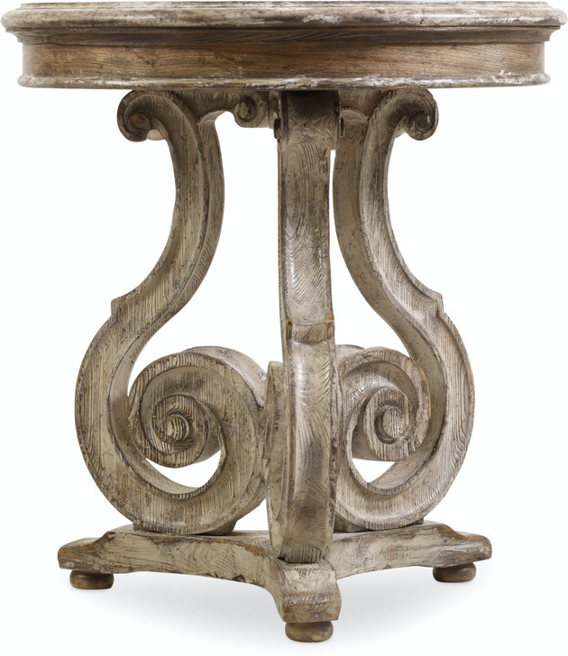 Hooker Furniture Living Room Chatelet Scroll Accent Table