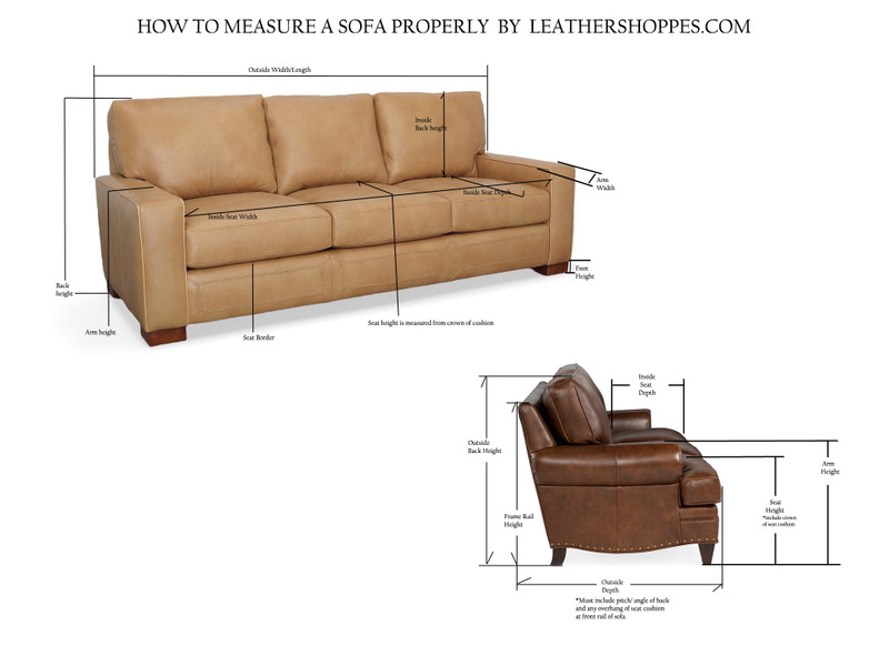 How to Measure  a Sofa !
