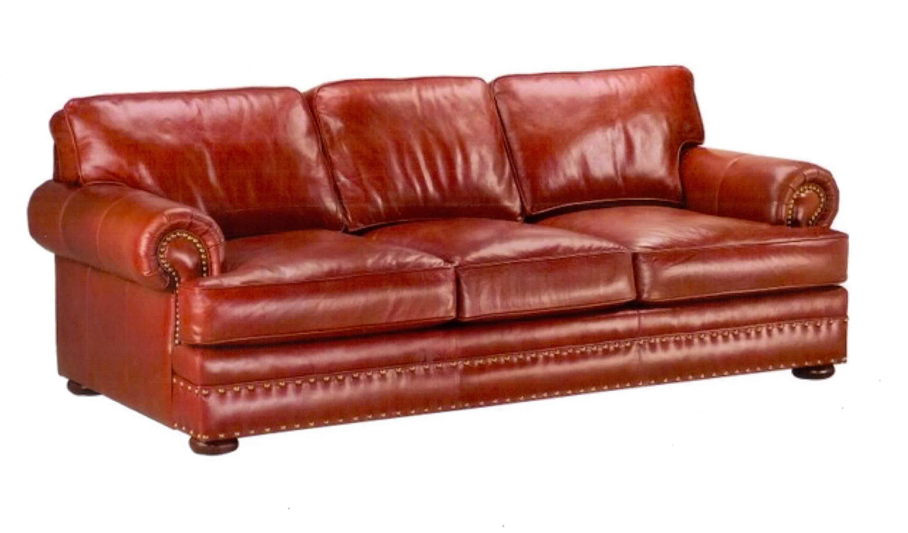 Carter Leather Sofa 20 Off American Heritage Custom Leather Made