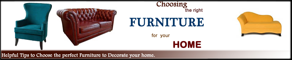 Choosing the right furniture Header