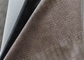 Embossed Leather Detail Close Up