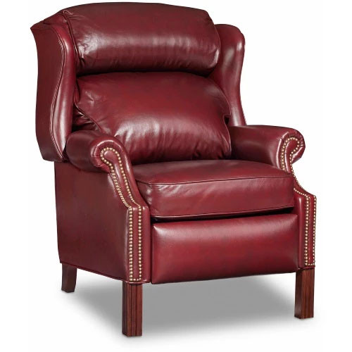 Bradington Young Leather Chippendale Recliner 4114 Sale