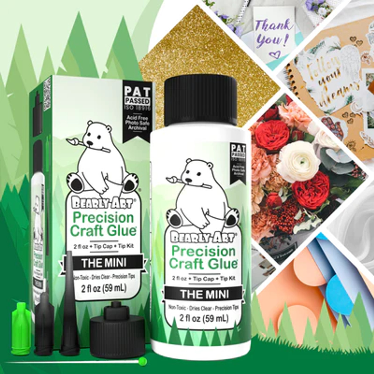 Bearly Art Precision Craft Glue - RUBBER STOPPER - Quick Quotes Scrapbook  Company