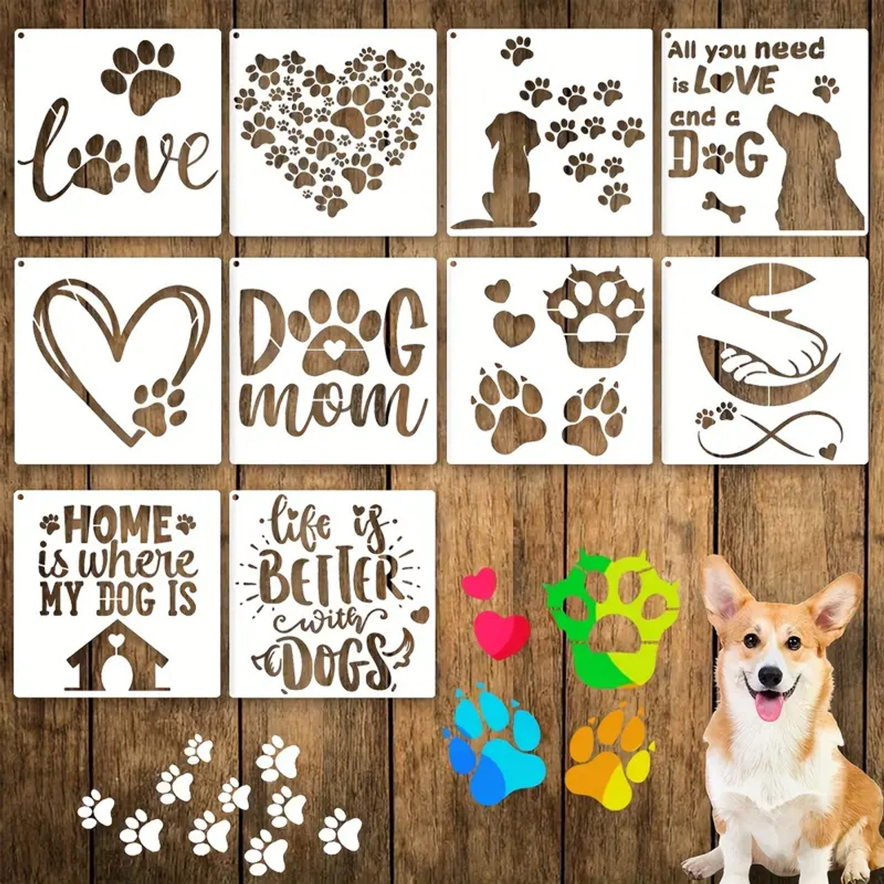 10 Dog Stencils - Quick Quotes Scrapbook Company 10-dog-stencils-quick-quotes-scrapbook-company