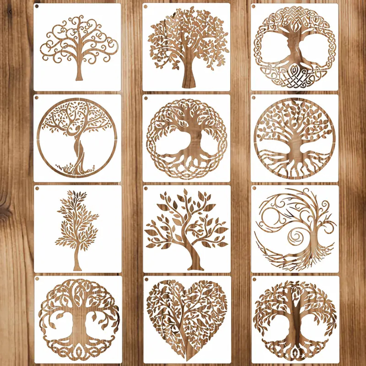 12) 6 12-6-x6-tree-of-life-stencils-quick-quotes-scrapbook-company